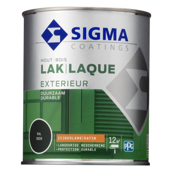 Sigma Exterieur Lak Zijdeglans 750 ml RAL 6009