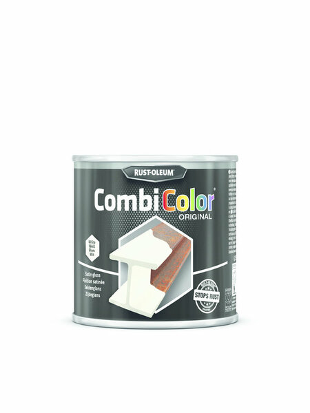 rust-oleum combicolor zijdeglans ral 9010 wit 0.25 ltr