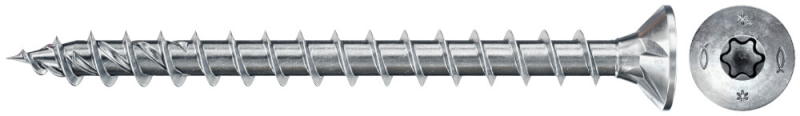 Fischer Power-Fast II 670262 Spaanplaatschroeven 4.5 mm 45 mm T-profiel Staal Galvanisch verzinkt 200 stuk(s)