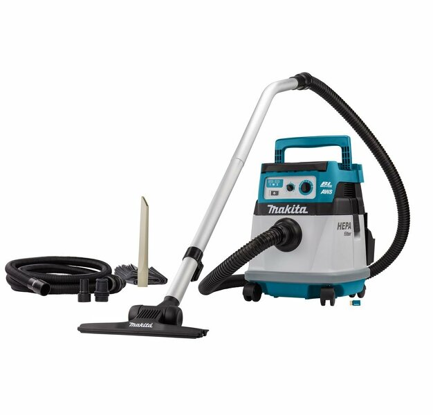 Makita DVC157LZX3 36V (2x 18V) Li-ion Accu Bouwstofzuiger Body - 15L - Droogzuigen EAN: 88381899017