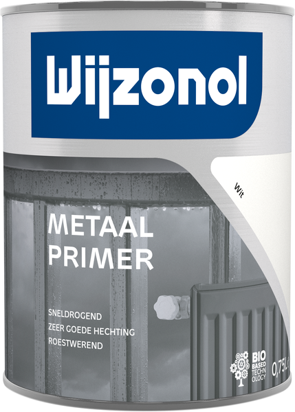 wijzonol metaal primer wit 750 ml