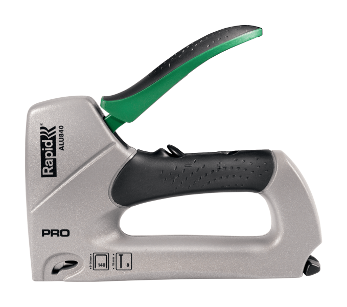 Rapid PRO ALU840 Handtacker - Type 140 (nieten) - Type 8 (brads) - Detailed view of the product