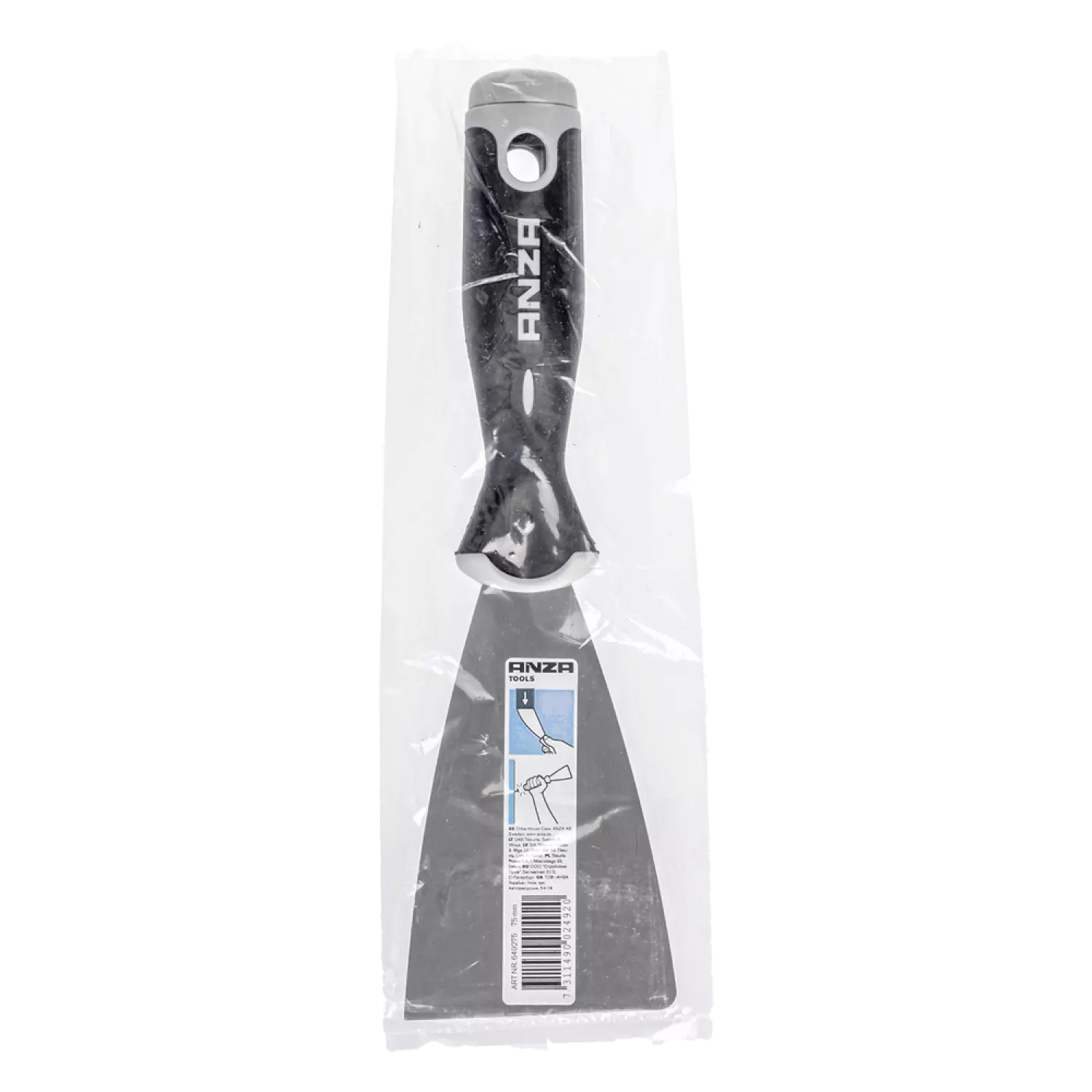 Anza PRO Plamuurmes Softgrip RVS - 75mm thumbnail 2