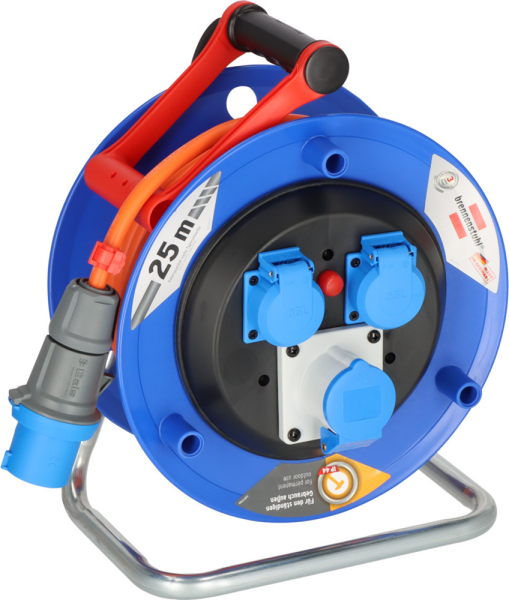 Brennenstuhl 1182690100 Garant CEE IP44 Kabelhaspel - 25m - H07RN-F 3G2,5