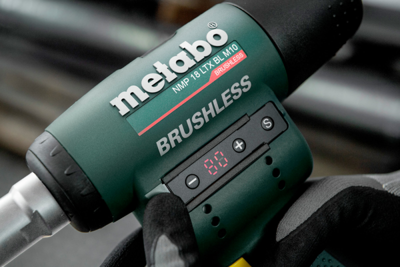 Metabo NMP 18 LTX BL M10 18V Li-ion Accu Klinkmoerpistool Body In MetaBOX - Detailed view of the product