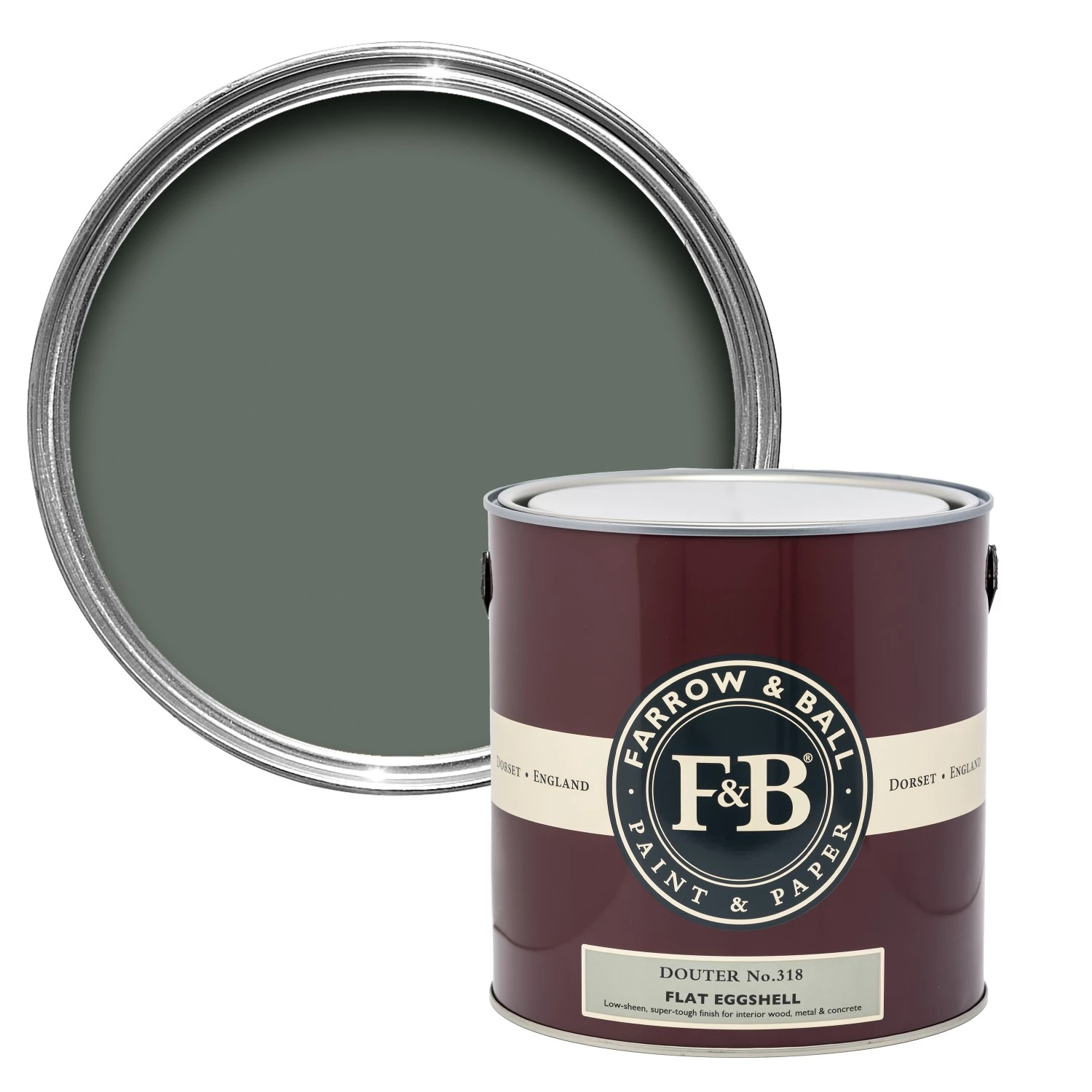 Farrow&Ball Flat Eggshell Douter No.318 - 5L