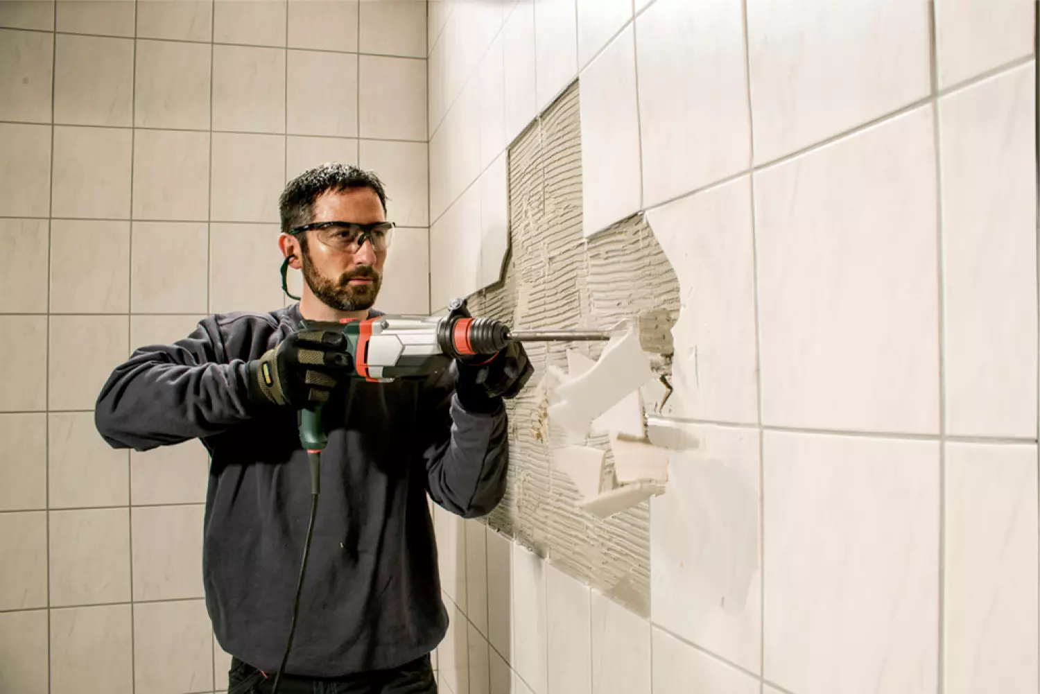 Metabo UHEV 2860-2 Quick Set SDS-Plus Combihamer Incl. 10 Delig Boor- En Beitelset In MetaBox - 1100W - 3.4J thumbnail 3