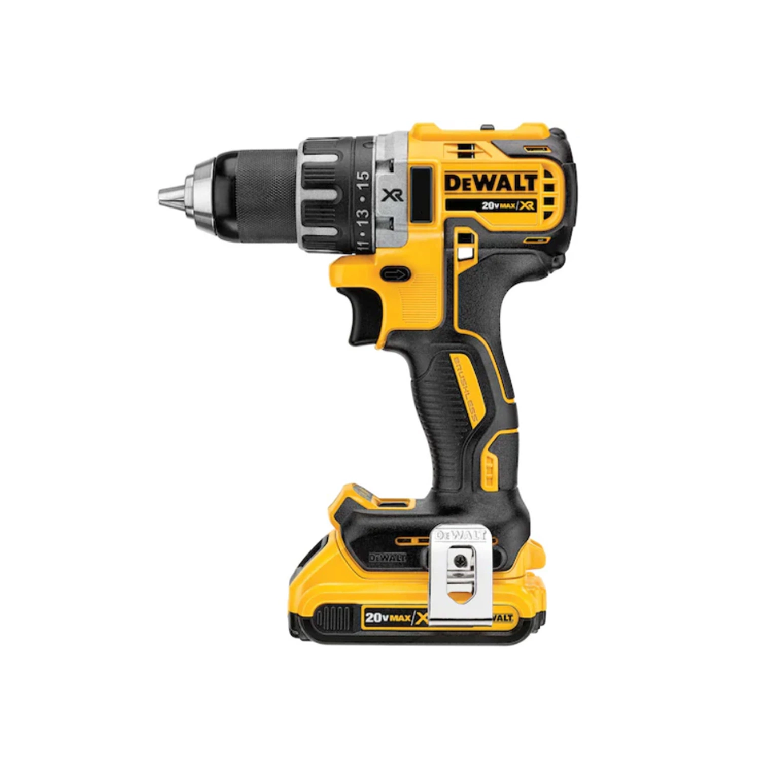 DeWALT DCK282P2T 18V Li-ion Accu Schroef-/boormachine (DCD791)&Afwerktacker (DCN680) Set (2x 5.0Ah Accu) In TSTAK thumbnail 3