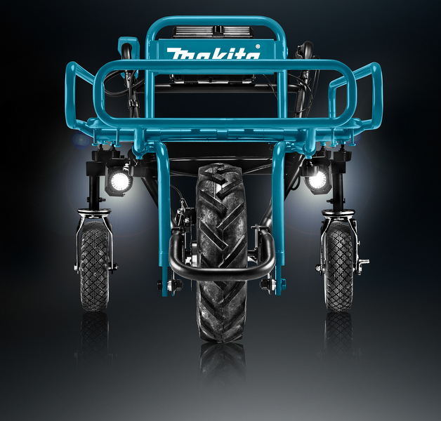 Makita DCU180ZX1 18V Li-Ion Accu Kruiwagen Met Rek Zonder Tilbelasting - 130kg - Detailed view of the product