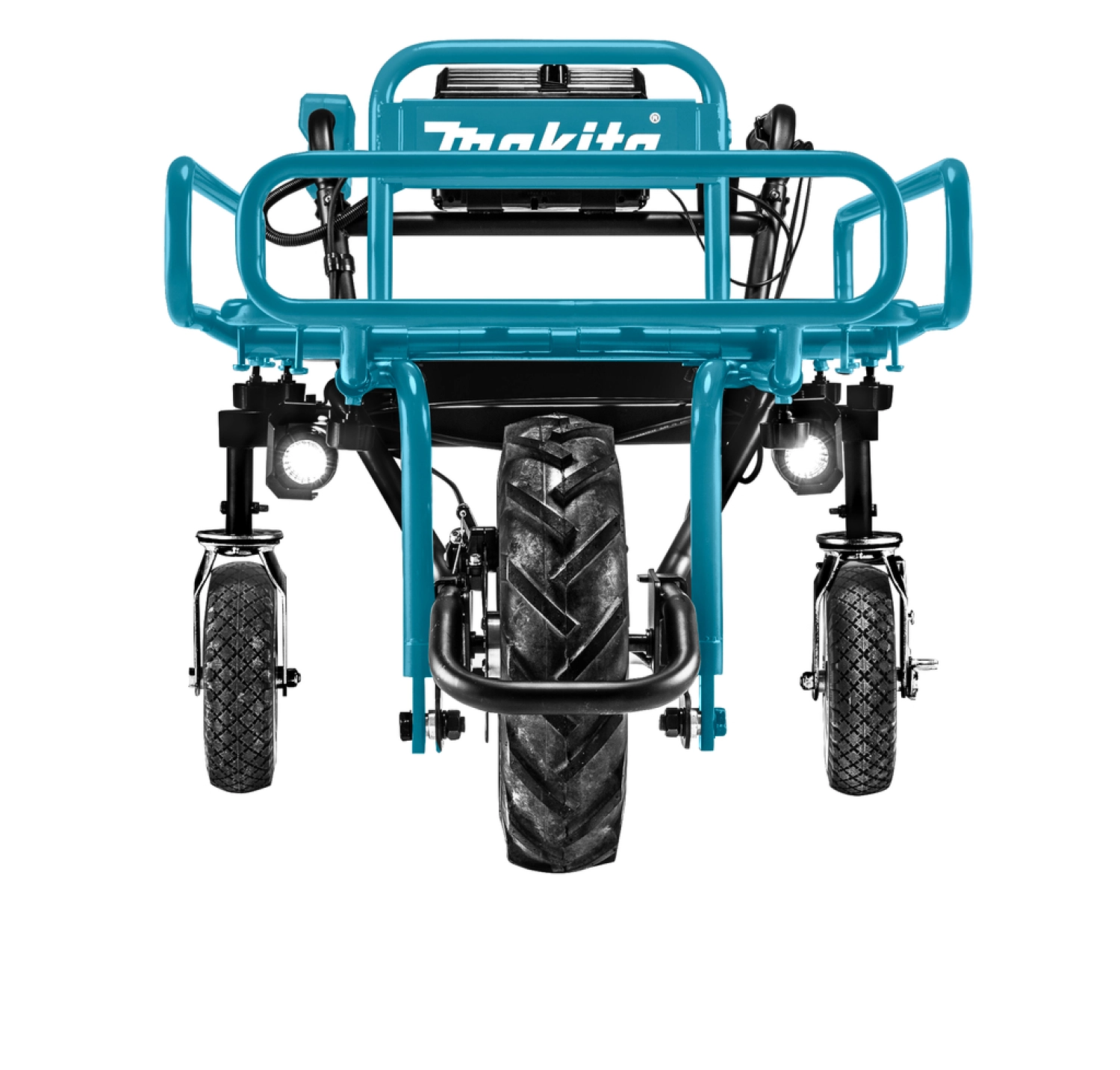 Makita DCU180ZX1 18V Li-Ion Accu Kruiwagen Met Rek Zonder Tilbelasting - 130kg thumbnail 2