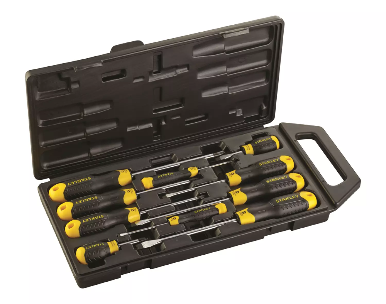 Stanley 2-65-005 10-delige Cushiongrip Schroevendraaierset - PH/S thumbnail 2