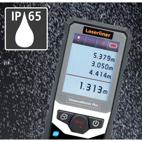 Laserliner DistanceMaster Plus 100 Afstandsmeter - 100m - Bluetooth - IP65 - Detailed view of the product