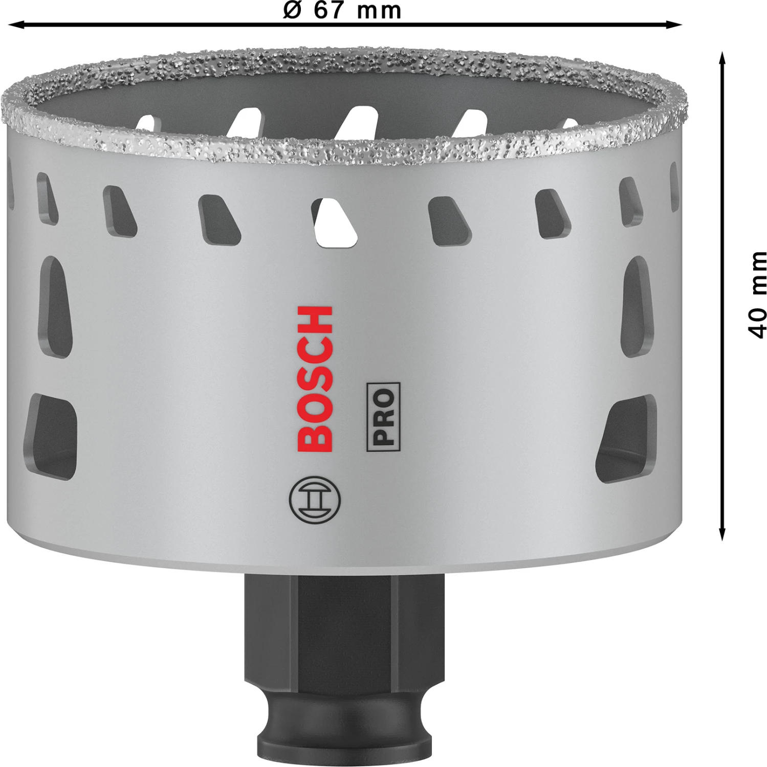 Bosch 2608901568 PRO Tile PC Plus Diamantgatzaag Voor Tegels - 67mm thumbnail 4