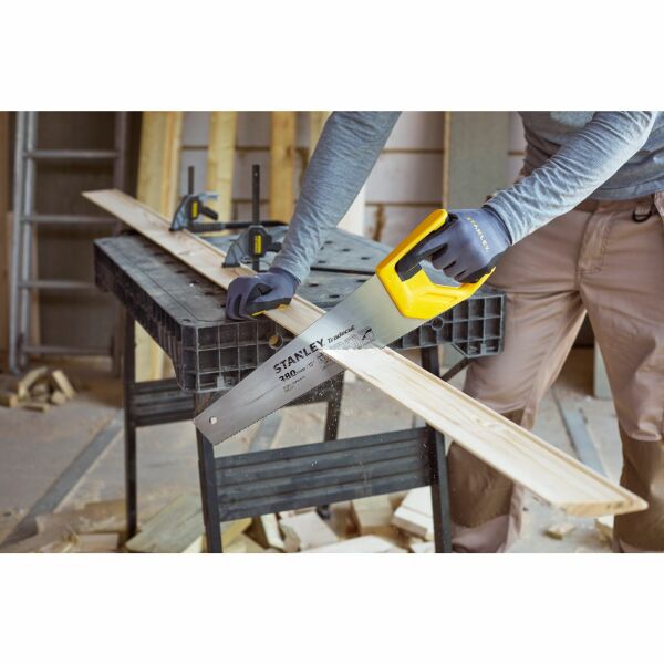Stanley STHT20349-1 Houtzaag Tradecut Fijn - 380mm - 11 TPI - Detailed view of the product