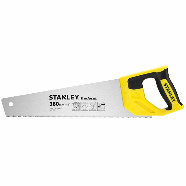 Stanley STHT20349-1 Houtzaag Tradecut Fijn - 380mm - 11 TPI EAN: 3253561203497