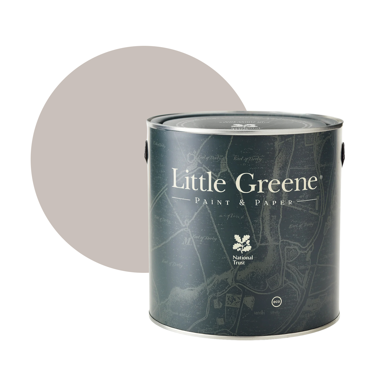 Little Greene Intelligent Satin - Dash Of Soot No. 244 - 5L