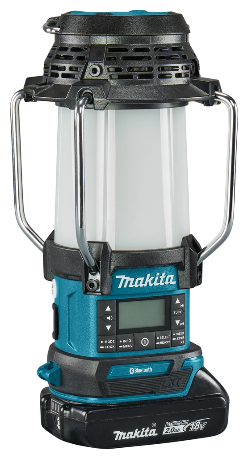 Makita DMR056 LXT 14,4V / 18V Li-ion Accu Camping Lamp Met Radio En Bluetooth Body - 310Lm