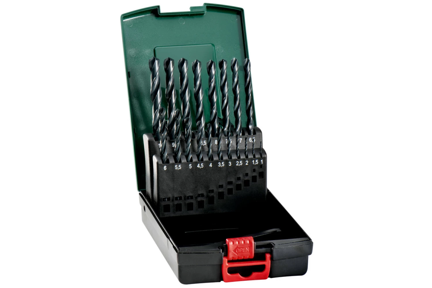 Metabo 627164000 19-delig Spiraalboren Set In Borencassette HSS R