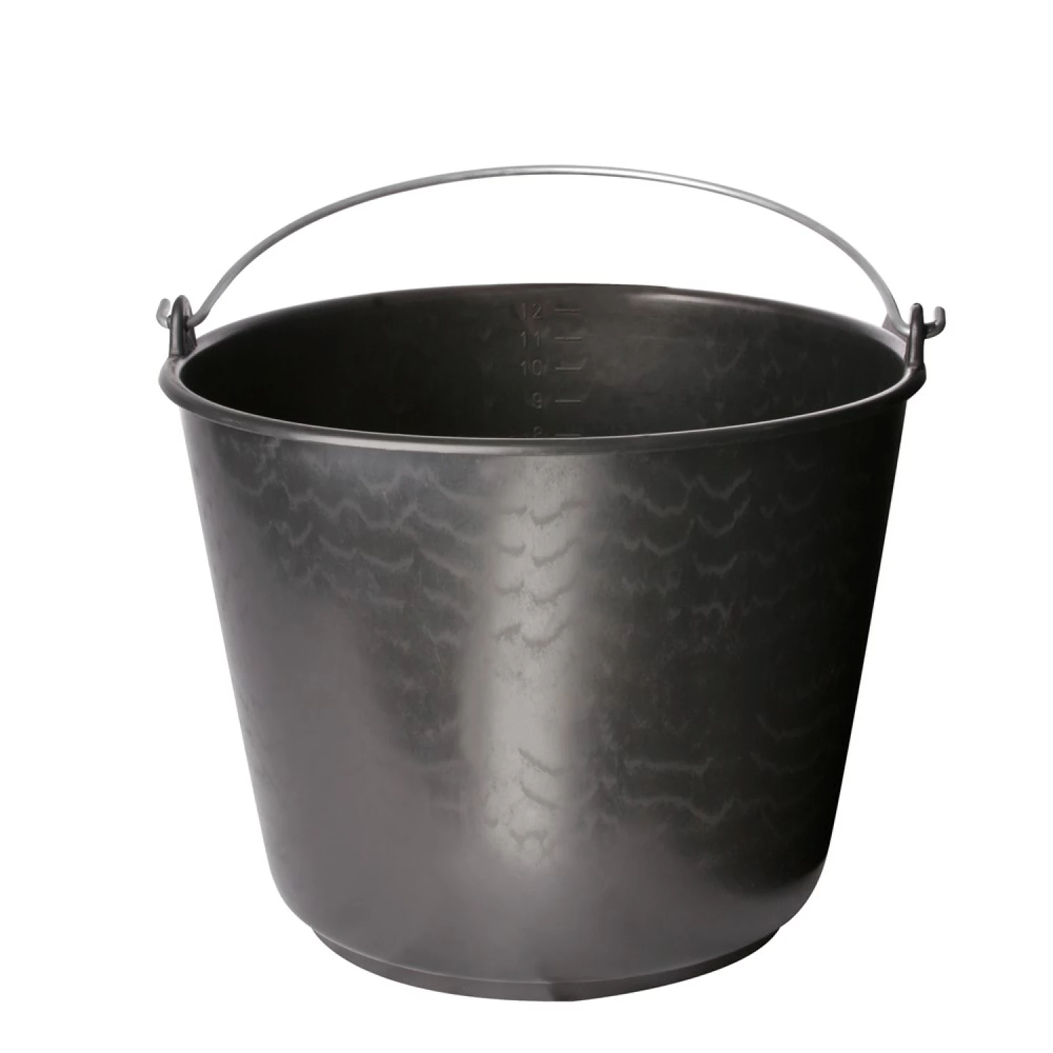 Kreuwel 4001 Bouwemmer - 12L - Zwart afbeelding