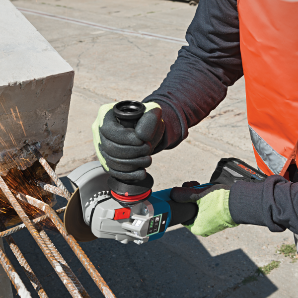 Bosch GWS 18V-10 PSC 18V Li-Ion Accu Haakse Slijper Body In L-boxx - 125mm - Koolborstelloos - Detailed view of the product