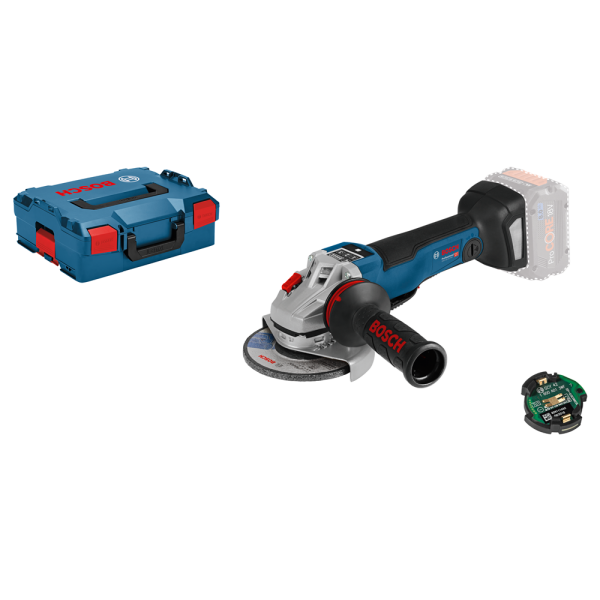 Bosch GWS 18V-10 PSC SOLO 18V Li-Ion Accu Haakse Slijper Body In L-boxx - 125mm - Koolborstelloos EAN: 3165140960823