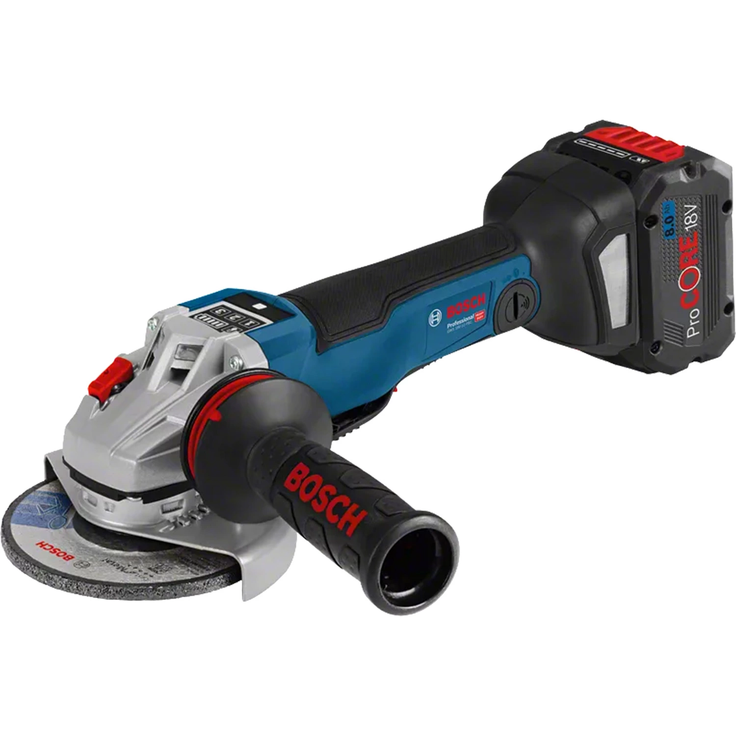 Bosch GWS 18V-10 PSC SOLO 18V Li-Ion accu haakse slijper body in L-boxx - 125mm - koolborstelloos