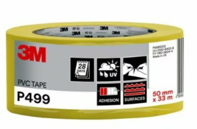 3M P4995033 Stuclopertape PVC - 50mm X 33m