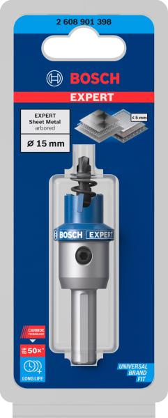Bosch 2608901398 EXPERT Sheet Metaal Gatzaag - 15mm - Detailed view of the product