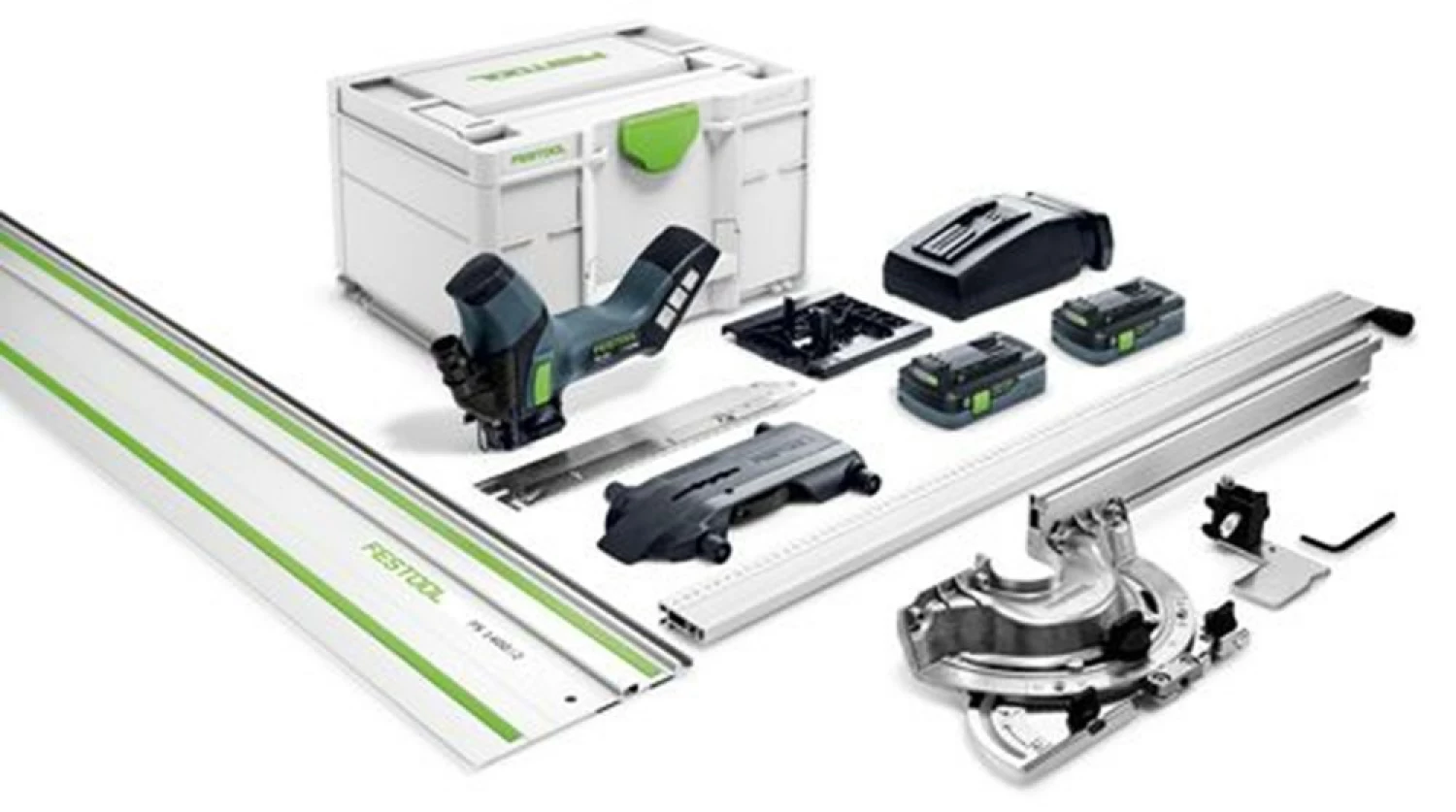Festool ISC 240 HPC4,0 EB-PlusXL-FS 18V Li-Ion Accu Isolatiezaagmachine Set (2x 4,0Ah) In Systainer - 240mm