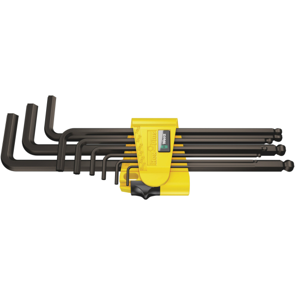 Wera 05022171001 9-delige Blacklaser Inbussleutelset - Inch - 5/64-3/8"
