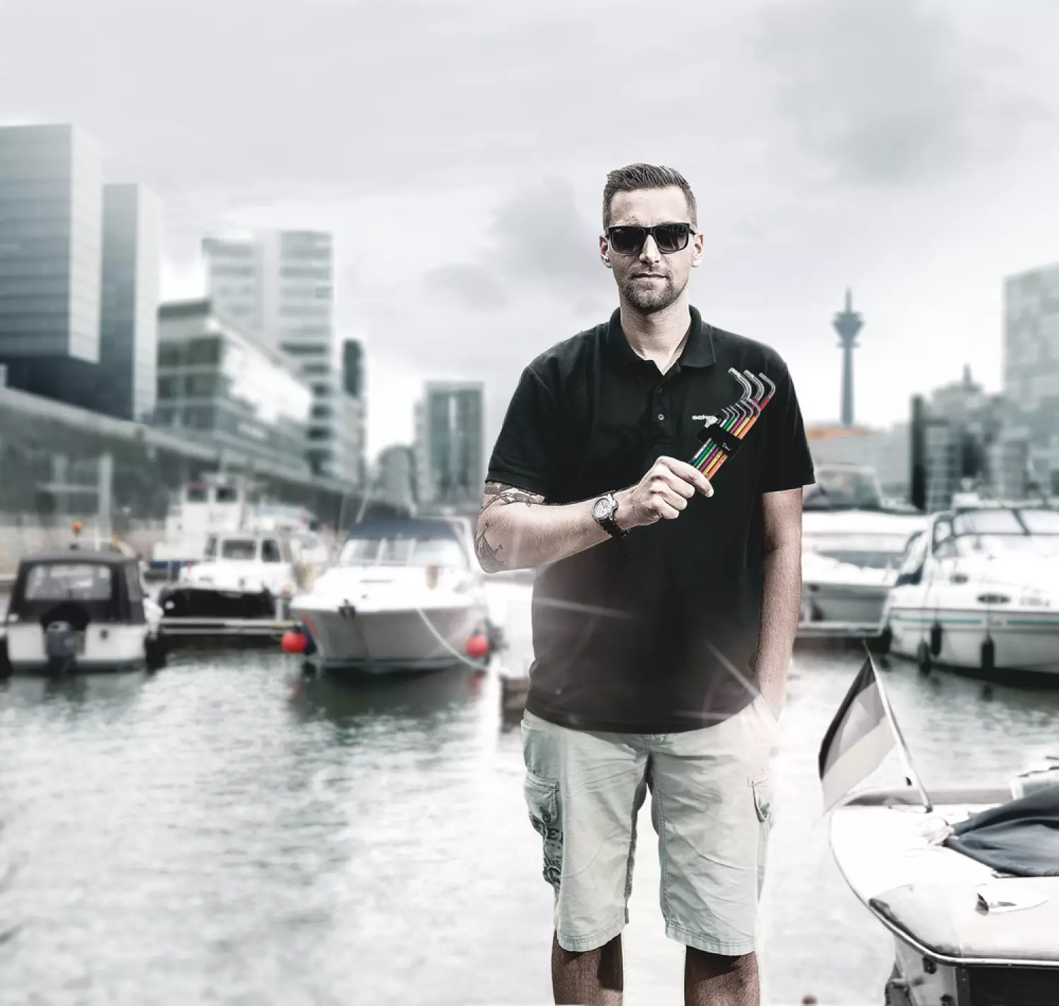 Wera 05022171001 9-delige Blacklaser Inbussleutelset - Inch - 5/64-3/8" thumbnail 2