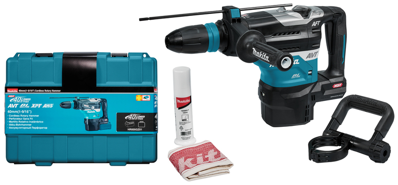 Makita HR005GZ01 XGT 40V Max Li-ion Accu SDS-Max Combihamer Body Incl. AWS Zender In Koffer - 8J - Koolborstelloos