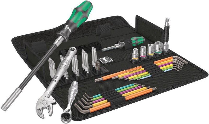 Wera 05134013001 Kraftform Kompakt F 1 Gereedschapset Voor Kozijnbouw In Etui - 36-delig - Detailed view of the product