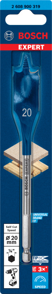 Bosch 2608900319 EXPERT Speedboor Self Cut Speed - Zeskantschacht - 20x152mm - Detailed view of the product