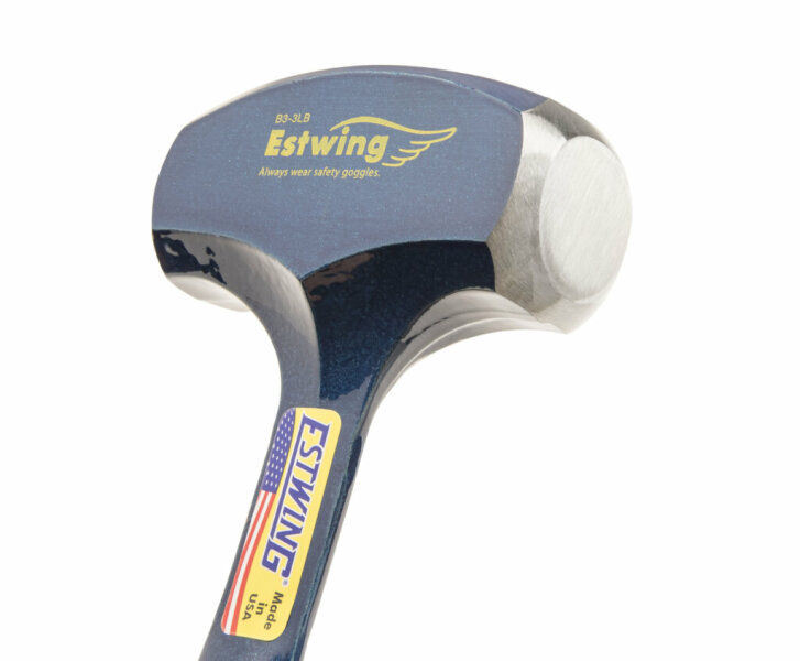 Estwing B3-3LB Steenhamer - Vinyl Handgreep - 1300 Gram Kopgewicht - 280mm - Detailed view of the product