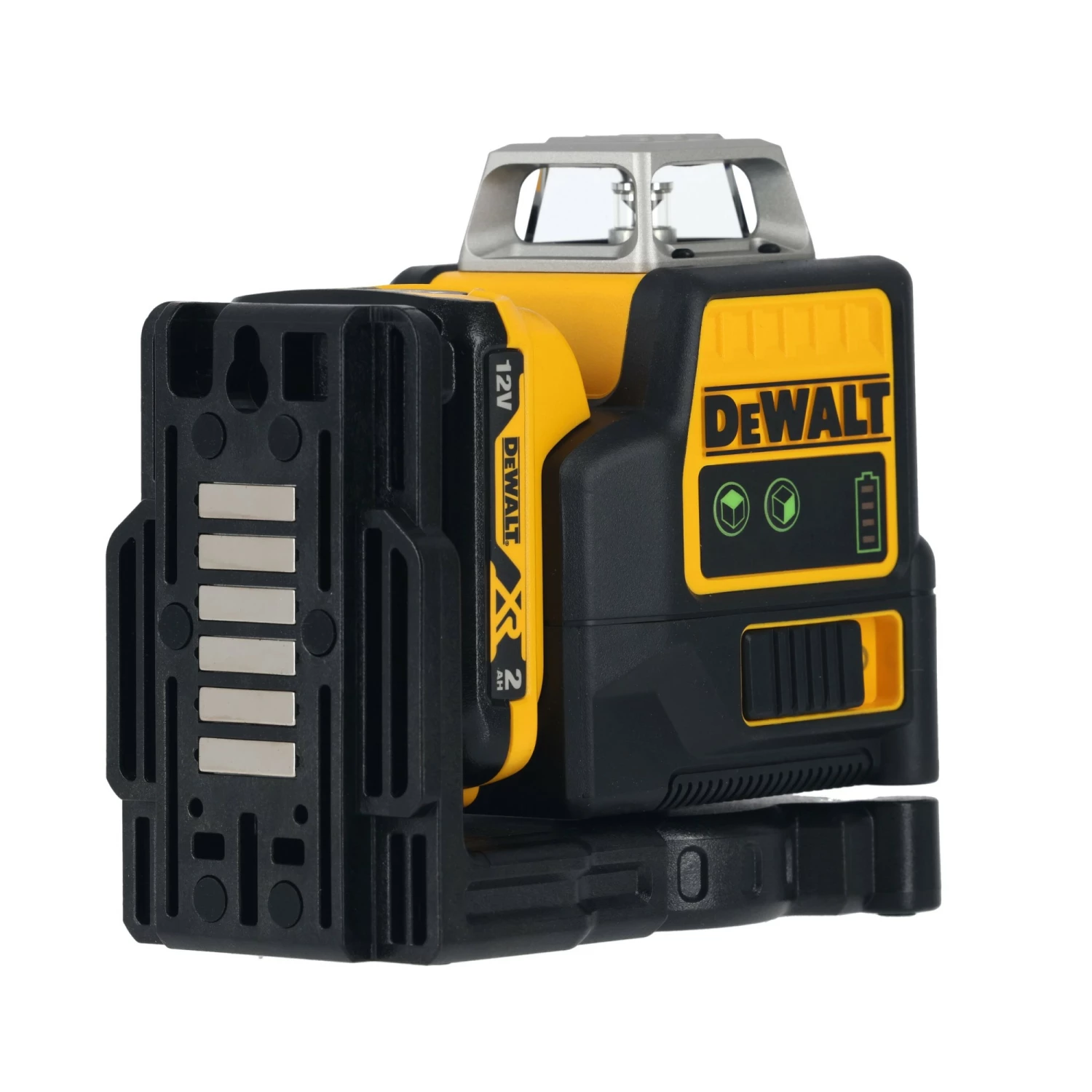 DeWALT DCE0811D1G 10,8V Li-Ion Accu Kruislijnlaser 360 Graden Set (1x 2,0Ah Accu) In Koffer - Groen - 15m thumbnail 2