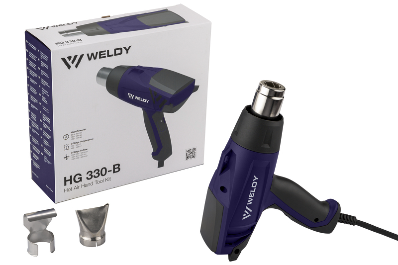 Weldy HG 330-B Car Wrapping Kit - Heteluchtpistool