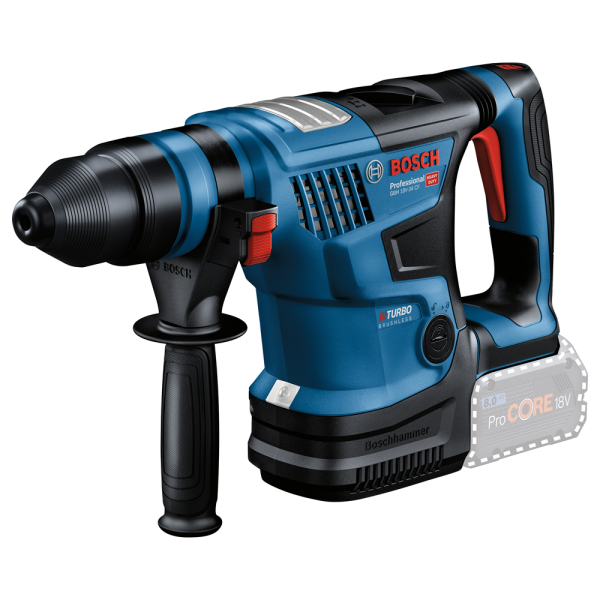 Bosch GBH 18V-34 CF 18V Li-ion Accu BiTurbo Boorhamer Set - 2x ProCORE 18V 8,0 Ah - Koolborstelloos - Detailed view of the product