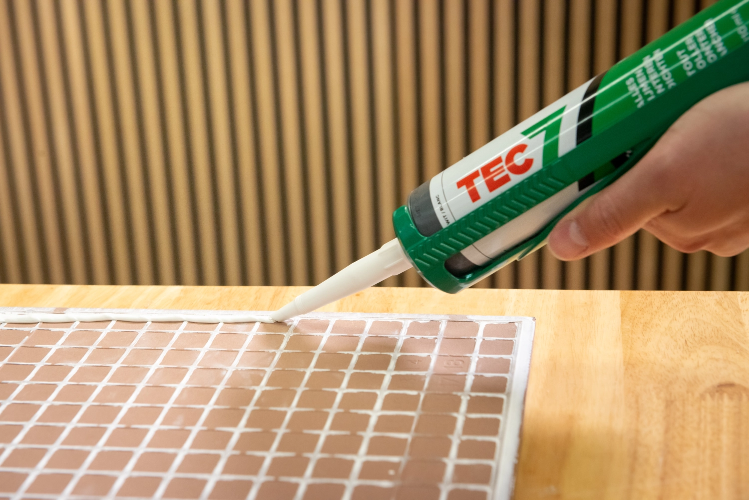 TEC7 Montagekit - Wit - Koker - 310ml (12st) thumbnail 2