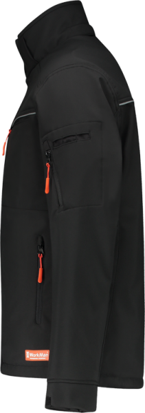 Workman 2536 Softshell Jacket Winter - Zwart - XL - Detailed view of the product