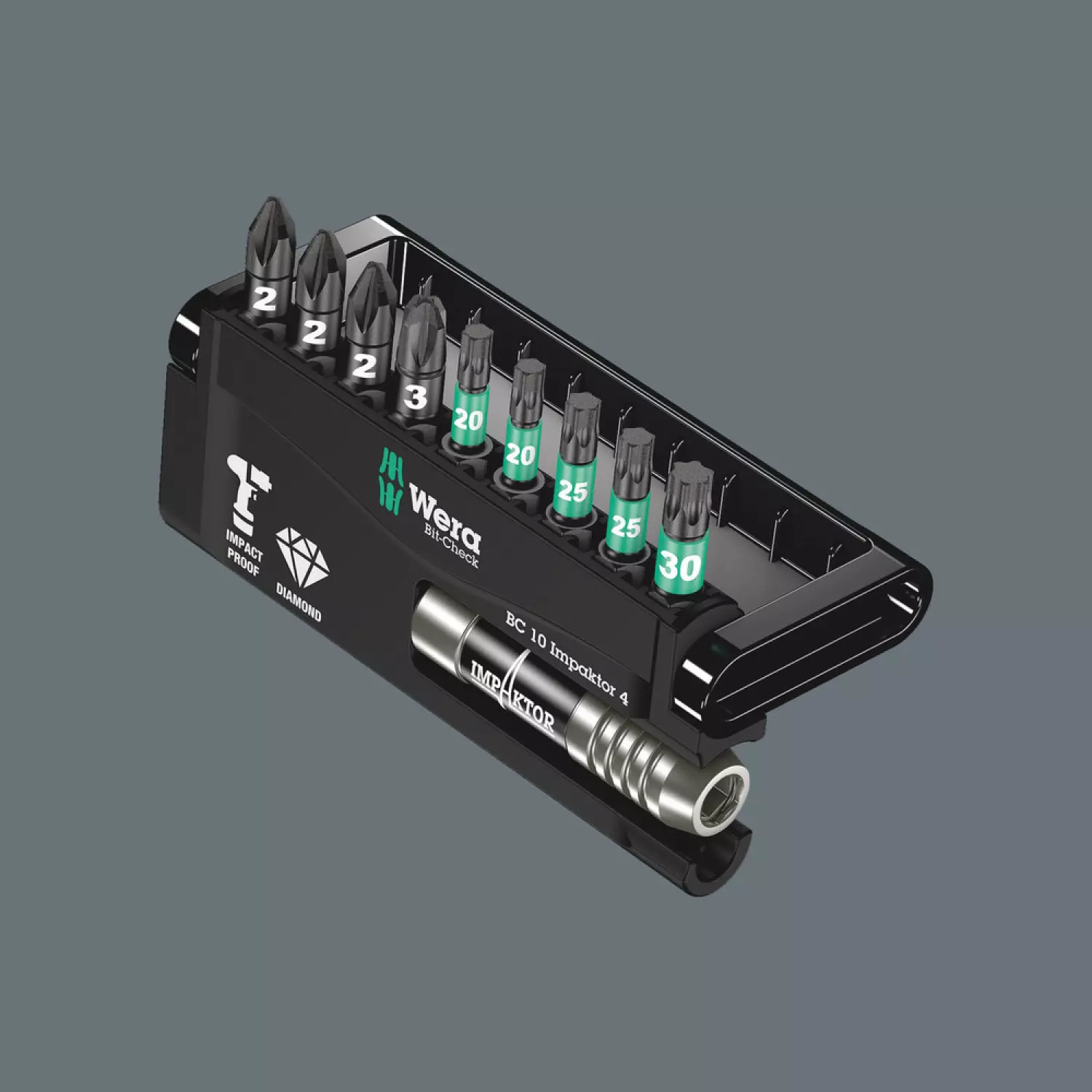 Wera 5057417001 10-delige Bit-Check Impaktor Bitset thumbnail 3