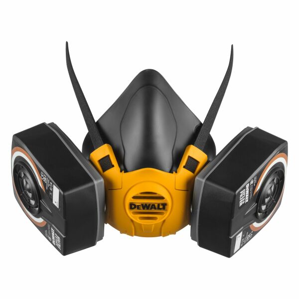 DeWalt DXIR1HMMA2P3 Lichtgewicht Halfgelaatsmasker Met A2P3 Filters - Maat M - Detailed view of the product