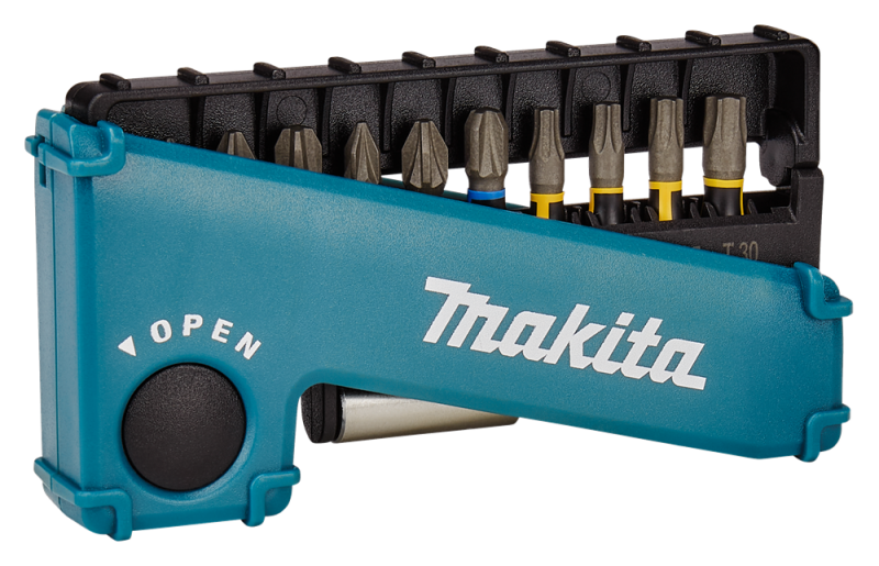 Makita E-03567 Slagschroefbitset 11-delig - Detailed view of the product
