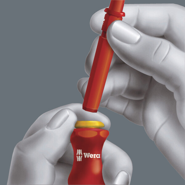 Wera 05003990001 817 VDE Handhouder Voor VDE Wisselklingen - Detailed view of the product