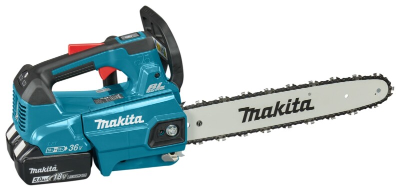 Makita DUC356PT2 LXT 2X18V Li-Ion Accu Kettingzaag Set (2x 5.0Ah) - 35cm - Detailed view of the product