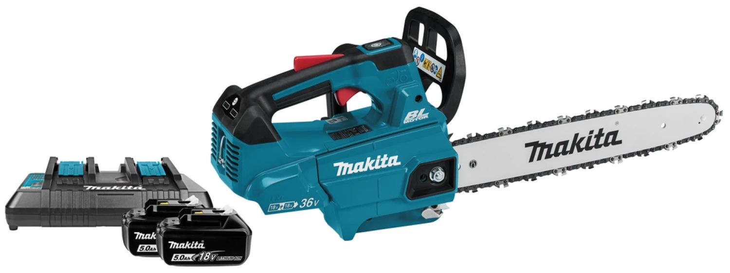 Makita DUC356PT2 LXT 2X18V Li-Ion Accu Kettingzaag Set (2x 5.0Ah) - 35cm