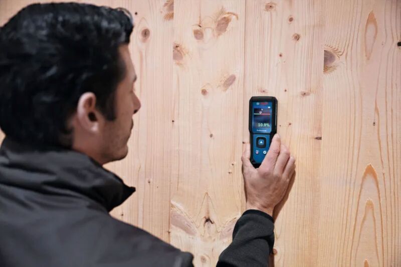 Bosch GMM 1-15 Houtvochtmeter In Opbergtas - Detailed view of the product