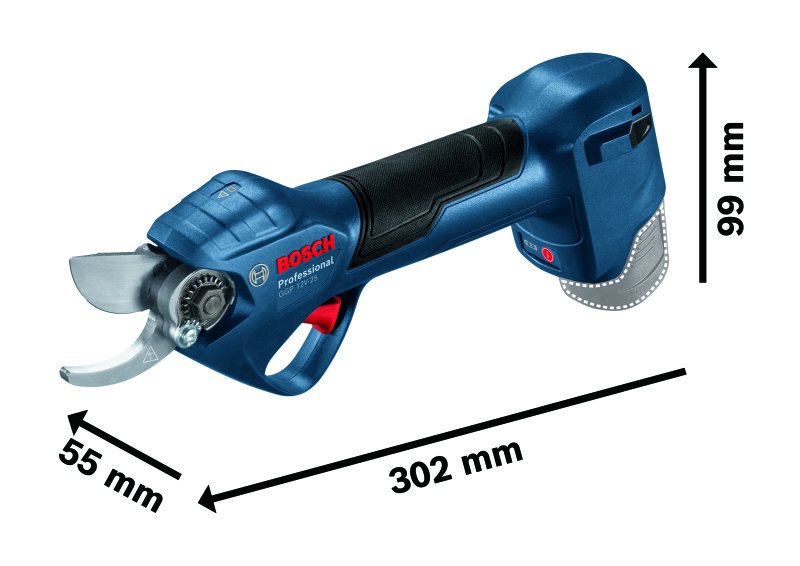 Bosch GGP 12V-25 12V Accu Snoeischaar Body - Detailed view of the product