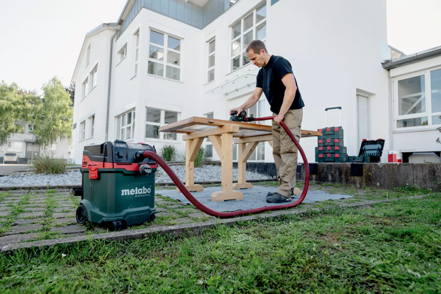 Metabo AS 36-18 M 30 PC-CC 18V Li-ion Accu Bouwstofzuiger Incl. Cordless Control - M-klasse - 30L thumbnail 3