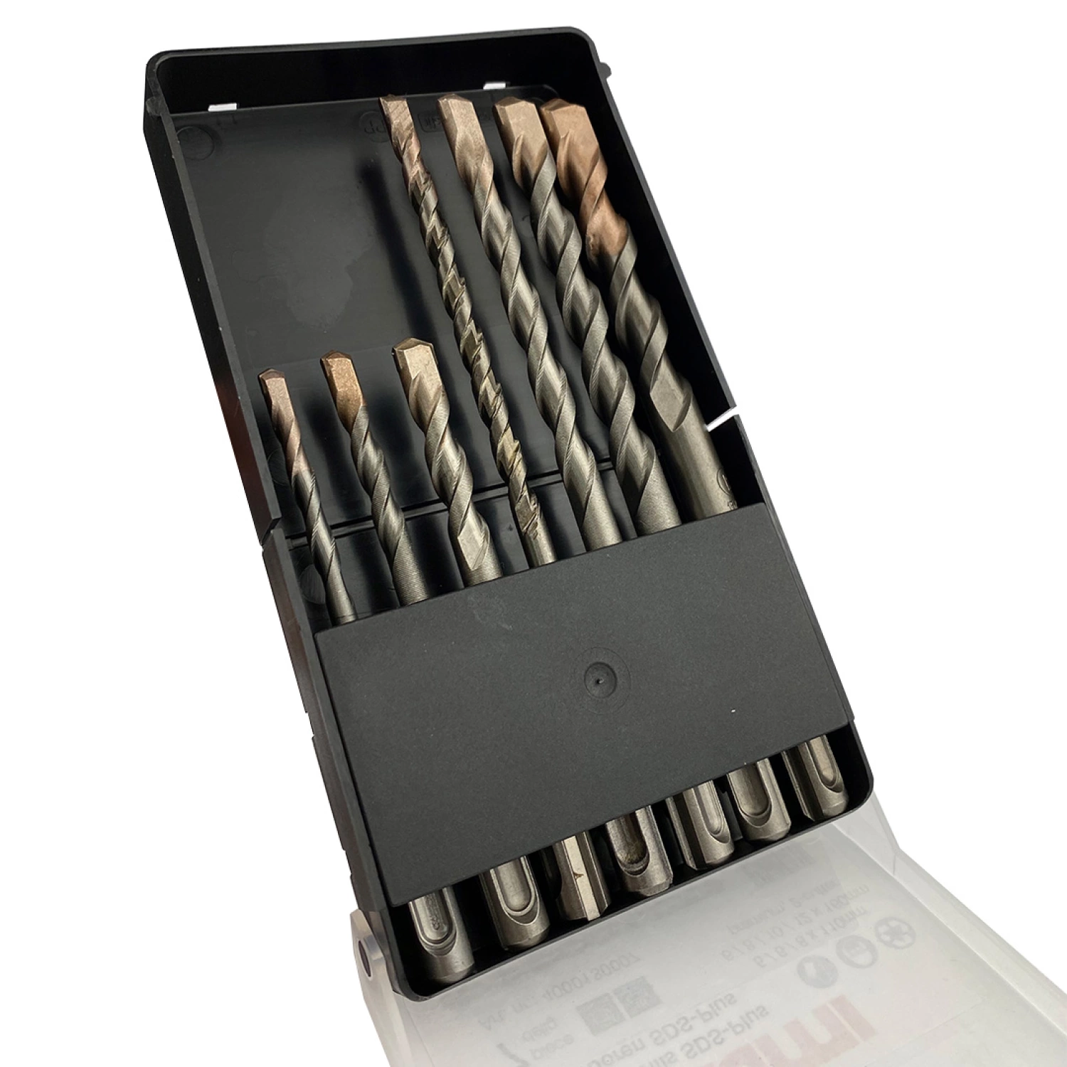 Fit-to-Fix 009-KA070076 7-delige Uni SDS-Plus Premium Hamerborenset - 2-snijder - PVC - 5-6-8x110mm + 6-8-10-12x160mm thumbnail 2